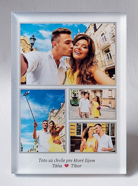 Darček na Valentína fotorámik A6 s Vašim vyznaním