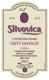 100 ks Etiketa nálepka slivovica