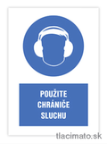 Nálepky použite chrániče sluchu A6 100 ks - veľkoobchod