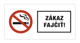 Samolepka zákaz fajčiť 3,2 x 1,6 cm 100ks - veľkoobchod