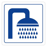 Nálepka SPRCHA 10x10 cm