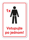 Nálepka vstupujte po jednom A4 - SKLADOM