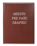 Album A4 kniha na fotky a písanie textov hnedá