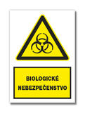 Nálepka Biologické nebezpečenstvo A5 100ks - veľkoobchod