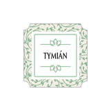 Nálepky na čaj - tymián sada 12 ks