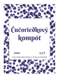 Nálepka na čučoriedkový kompót