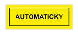  Samolepka Automaticky 60 x 20mm