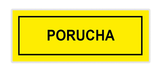  Samolepka Porucha 60 x 20mm