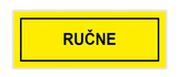  Samolepka Ručne 60 x 20mm