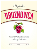 30 ks Etiketa nálepka hroznovica 3