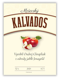 Etiketa nálepka kalvados - 100 ks akciové balenie