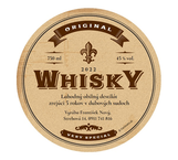 100 ks Etiketa na Whisky kruh 9 x 9 cm 