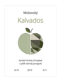 Etiketa nálepka kalvados - 100 ks akciové balenie