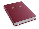 Kronika A4 400 strán červená kniha