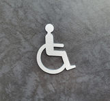 Značka WC invalid 3D postavička