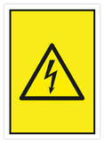Nálepka samolepka pozor elektrické zariadenie