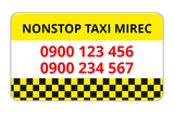 100 ks balenie - Magnetka taxislužba 2