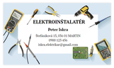 200 ks balenie Vizitky Elektrikár, Elektroinštalatér 9 x 5 cm 