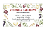 Vizitka záhradníctvo 200 ks balenie